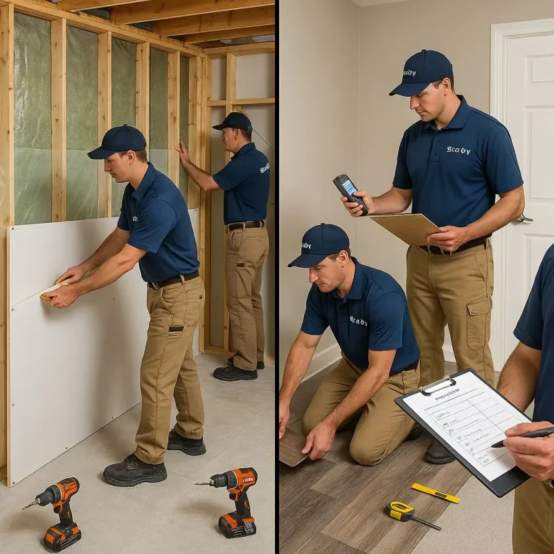 Repairs and Reconstruction process in Dandridge, TN
