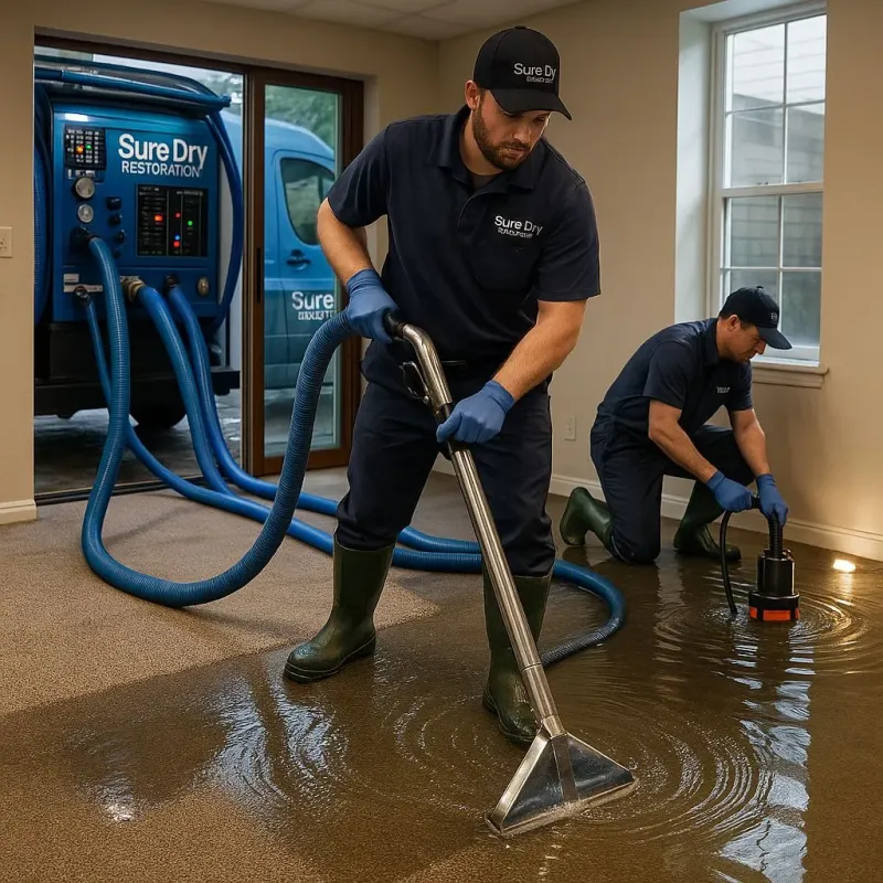 Water Extraction and Removal process in Dandridge, TN